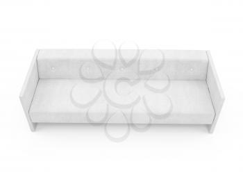 Royalty Free Clipart Image of a Couch