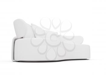 Royalty Free Clipart Image of a Couch