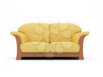 Royalty Free Clipart Image of a Couch