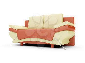 Royalty Free Clipart Image of a Couch