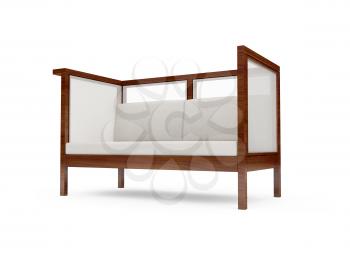 Royalty Free Clipart Image of a Couch