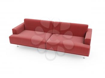 Royalty Free Clipart Image of a Couch