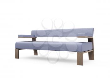 Royalty Free Clipart Image of a Bench