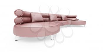 Royalty Free Clipart Image of a Couch