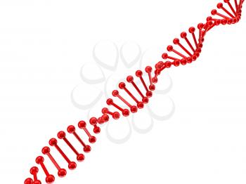 Royalty Free Clipart Image of the DNA Structure