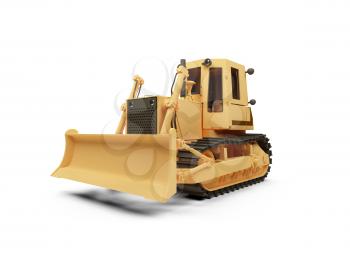 Royalty Free Clipart Image of a Construction Vehicle