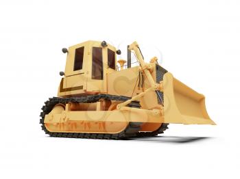 Royalty Free Clipart Image of a Construction Vehicle