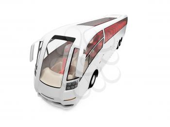 Royalty Free Clipart Image of a Bus