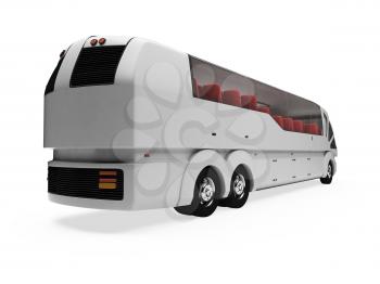 Royalty Free Clipart Image of a Bus