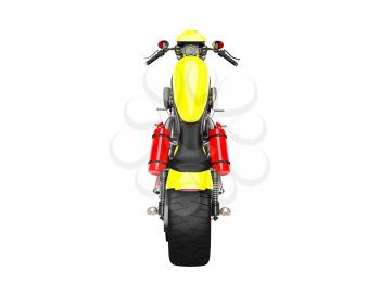 Royalty Free Clipart Image of a Motorcycle