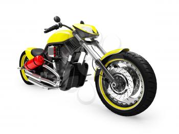 Royalty Free Clipart Image of a Motorcycle