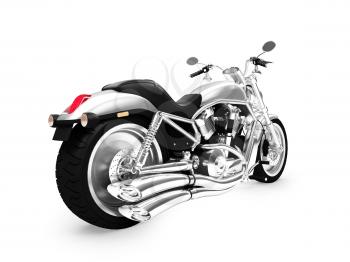 Royalty Free Clipart Image of a Motorcycle