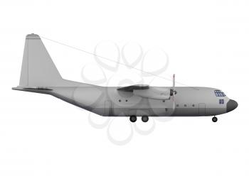 Royalty Free Clipart Image of an Airplane