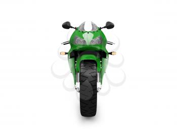 Royalty Free Clipart Image of a Motorcycle