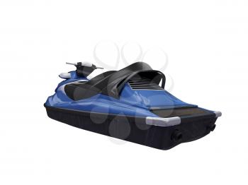 Royalty Free Clipart Image of a Jet Ski