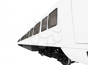 Royalty Free Clipart Image of a Metro Train