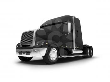 Royalty Free Clipart Image of a Transport Truck