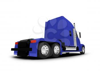 Royalty Free Clipart Image of a Transport Truck