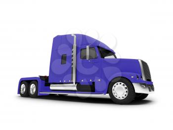 Royalty Free Clipart Image of a Transport Truck