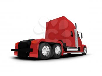 Royalty Free Clipart Image of a Transport Truck