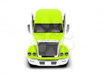 Royalty Free Clipart Image of a Transport Truck