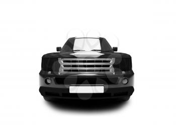 Royalty Free Clipart Image of a Range Rover