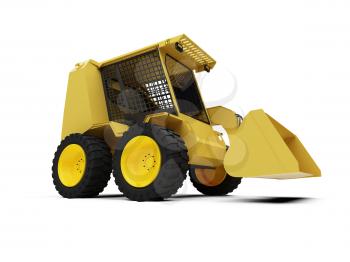 Royalty Free Clipart Image of a Construction Vehicle