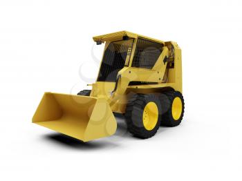 Royalty Free Clipart Image of a Construction Vehicle