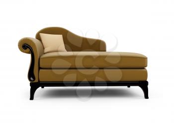 Royalty Free Clipart Image of a Sofa