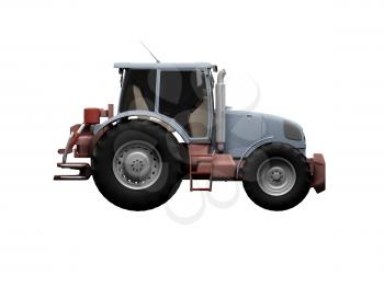 Royalty Free Clipart Image of a Tractor