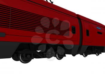 Royalty Free Clipart Image of a Train