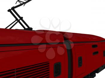 Royalty Free Clipart Image of a Train