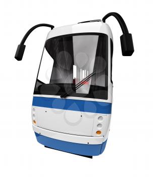 Royalty Free Clipart Image of a Tramway