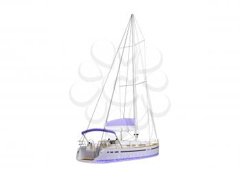 Royalty Free Clipart Image of a Boat