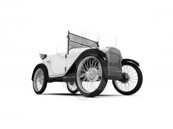 Royalty Free Clipart Image of an Antique Car