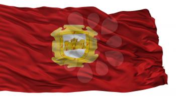 La Serena City Flag, Country Chile, Isolated On White Background, 3D Rendering