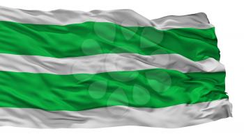 Johvi City Flag, Country Estonia, Isolated On White Background, 3D Rendering