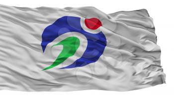 Agano City Flag, Country Japan, Niigata Prefecture, Isolated On White Background, 3D Rendering