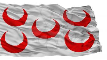 Qormi City Flag, Country Malta, Isolated On White Background, 3D Rendering