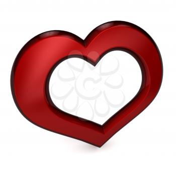 Royalty Free Clipart Image of a Heart