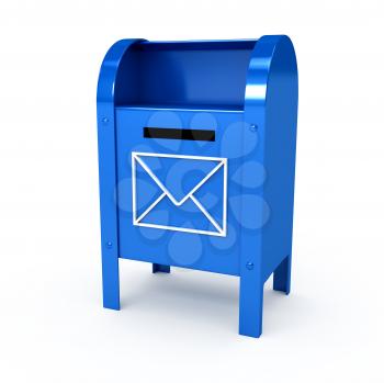 Royalty Free Clipart Image of a Mailbox