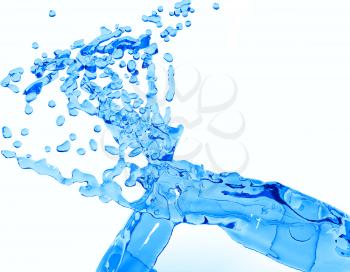 Royalty Free Clipart Image of Water