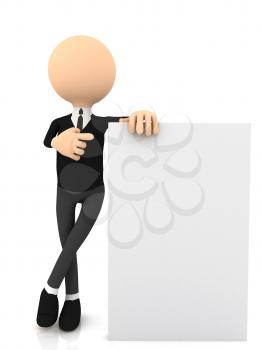 Royalty Free Clipart Image of a Businessman