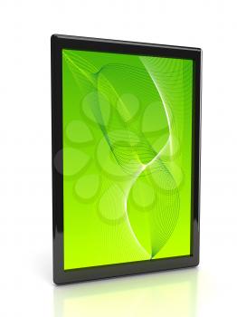 Royalty Free Clipart Image of a Tablet