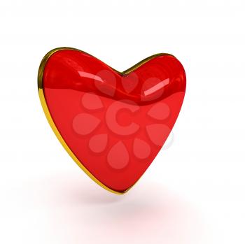 Royalty Free Clipart Image of a Heart