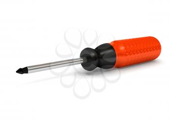 Royalty Free Clipart Image of a Screwdriver