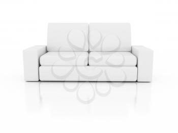 Royalty Free Clipart Image of a Sofa