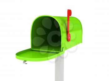 Royalty Free Clipart Image of a Mailbox