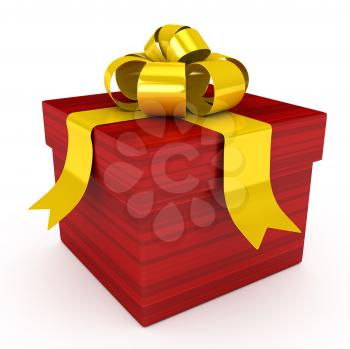 Royalty Free Clipart Image of a Present