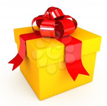 Royalty Free Clipart Image of a Present